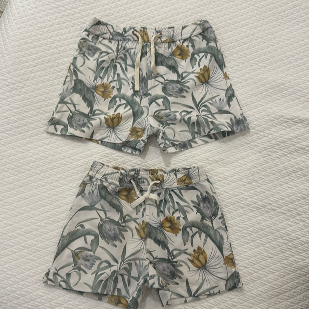 Brothers set - lot of 2 - boys swim trunks